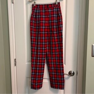 Vintage 100% Wool Pendleton Plaid Pants